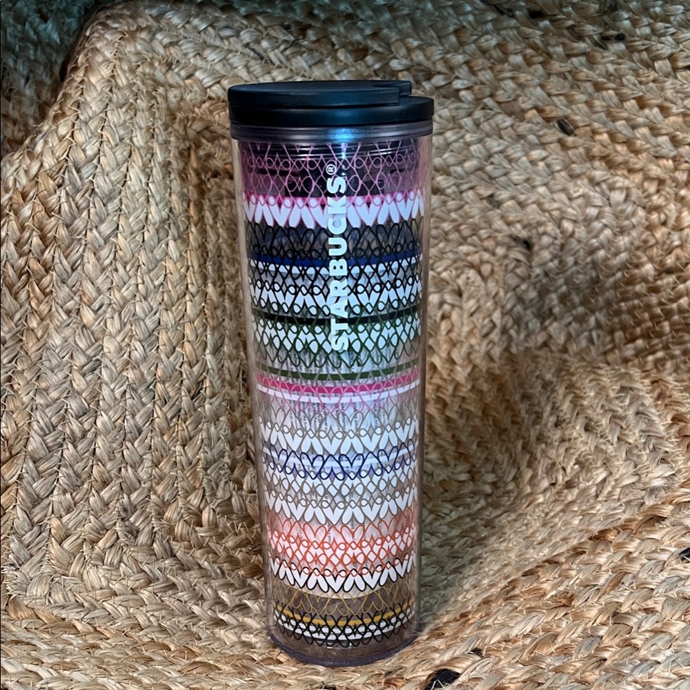 Starbucks Multicolor Heart Tumbler